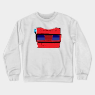 View-Master Reel in Super Engine Red Crewneck Sweatshirt